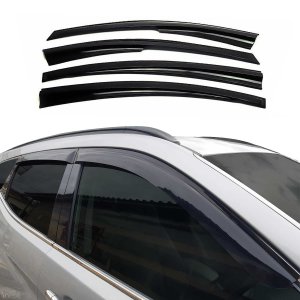 Buick Encore Wind Deflector - Omac - Acrylic 4 Pcs - Black - '13-'22 Buick Encore Wind Deflector - Omac - Acrylic 4 Pcs - Black - '13-'22